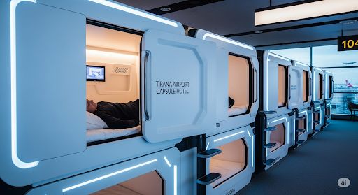 Tirana Airport Capsule Hotel